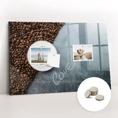 Tablă magnetică pentru copii în formă de ceașcă de cafea