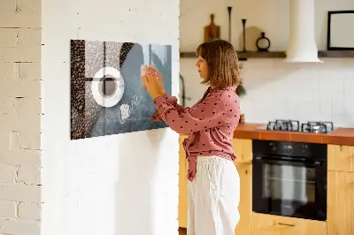 Tablă magnetică pentru copii în formă de ceașcă de cafea