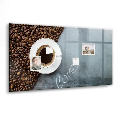 Tablă magnetică pentru copii în formă de ceașcă de cafea