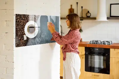 Tablă magnetică pentru copii în formă de ceașcă de cafea