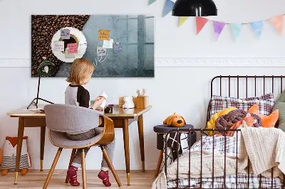 Tablă magnetică pentru copii în formă de ceașcă de cafea