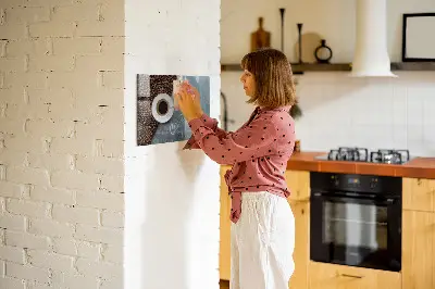 Tablă magnetică pentru copii în formă de ceașcă de cafea