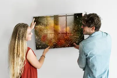 Tablă magnetică pentru copii cu design abstract cu condimente