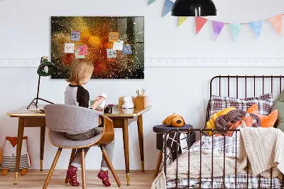 Tablă magnetică pentru copii cu design abstract cu condimente