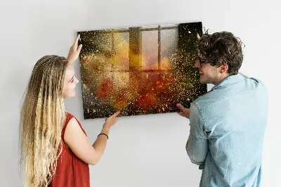 Tablă magnetică pentru copii cu design abstract cu condimente