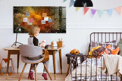 Tablă magnetică pentru copii cu design abstract cu condimente