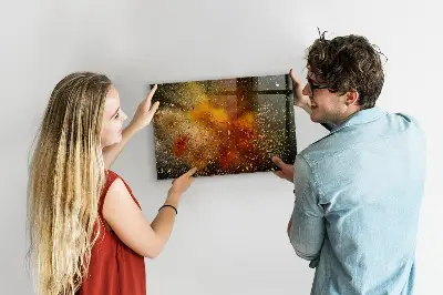 Tablă magnetică pentru copii cu design abstract cu condimente