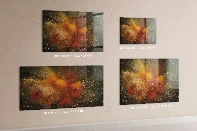 Tablă magnetică pentru copii cu design abstract cu condimente