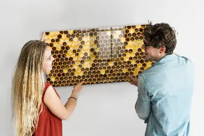 Tablă magnetică în formă de fagure de miere
