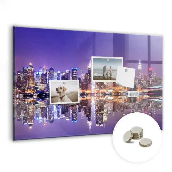 Tablă magnetică pentru copii New York noaptea