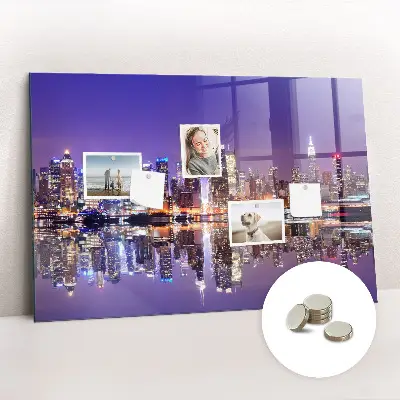 Tablă magnetică pentru copii New York noaptea