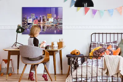 Tablă magnetică pentru copii New York noaptea