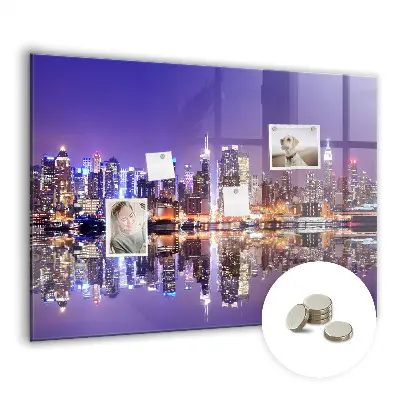 Tablă magnetică pentru copii New York noaptea