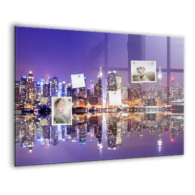 Tablă magnetică pentru copii New York noaptea