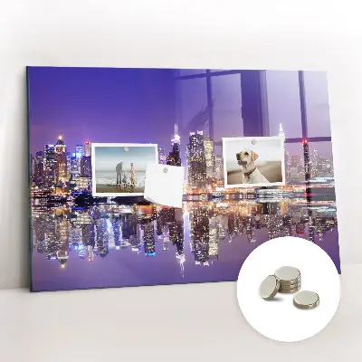 Tablă magnetică pentru copii New York noaptea