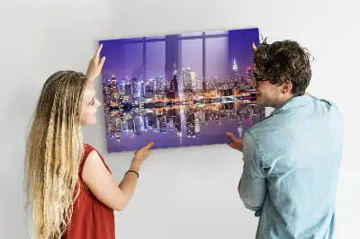 Tablă magnetică pentru copii New York noaptea