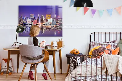 Tablă magnetică pentru copii New York noaptea