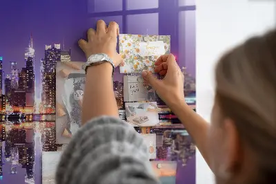Tablă magnetică pentru copii New York noaptea