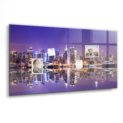 Tablă magnetică pentru copii New York noaptea