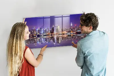Tablă magnetică pentru copii New York noaptea