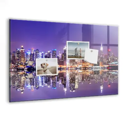 Tablă magnetică pentru copii New York noaptea