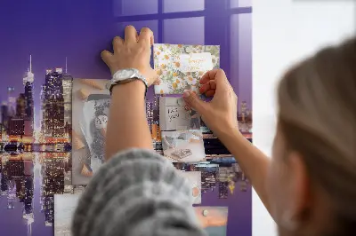 Tablă magnetică pentru copii New York noaptea