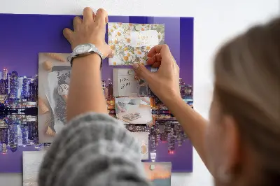 Tablă magnetică pentru copii New York noaptea