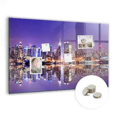 Tablă magnetică pentru copii New York noaptea