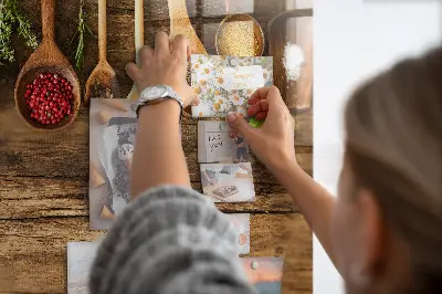 Tablă magnetică pentru copii cu linguri de condimente