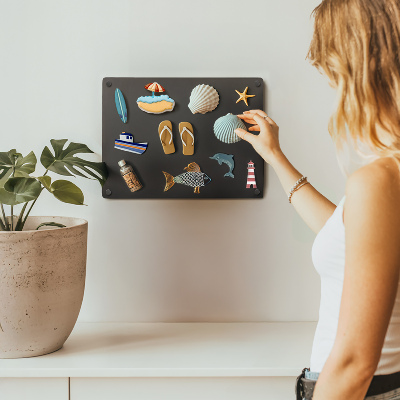Tablă magnetică pentru magneți din vacanță în dimensiunea 30x40 cm
