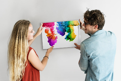 Tablă magnetică copii Curcubeu de culori