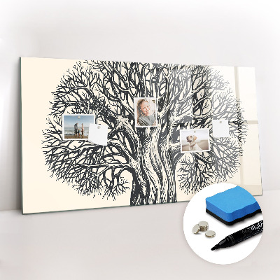 Tablă magnetică de scris Copac mare natura
