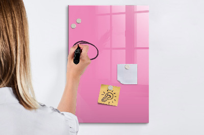 Tablă magnetică de scris Culoare roz