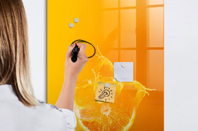 Tablă magnetică pentru magneti Suc de portocale