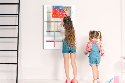 Tablă magnetică copii listă de cumpărături