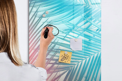 Tablă magnetică copii Frunze de palmier