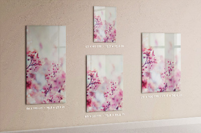 Tablă magnetică de scris Flori de primăvară