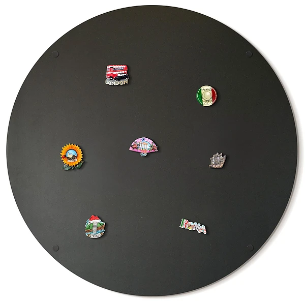 Tablă magnetică rotundă de perete cu diametrul de 100 cm