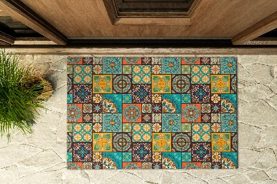 Covoraș în fața casei Mozaic multicolor