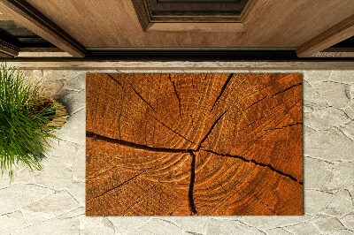 Covoare de exterior în fața ușii Secțiunea transversală a unui trunchi de copac
