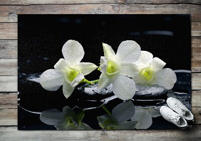 Covoraș pentru ușă în aer liber Orhidee