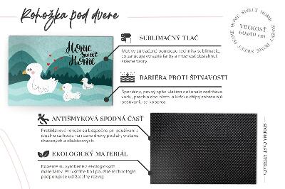 Covoraș în fața intrării Flori geometrice