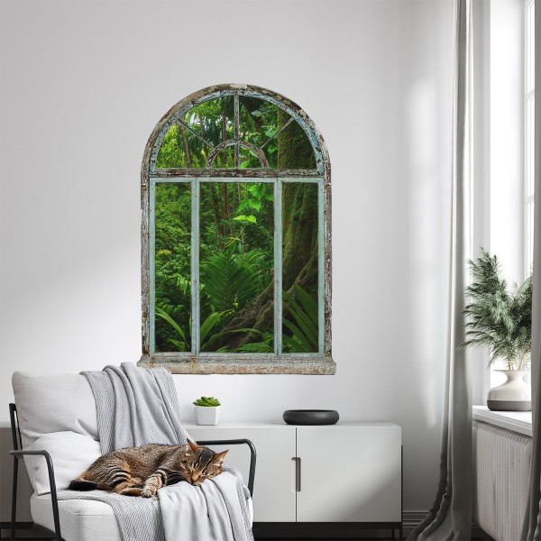 Autocolante 3D perete flori și plante moderne 