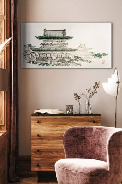 Picturi japoneze - motive orientale în designul interior modern