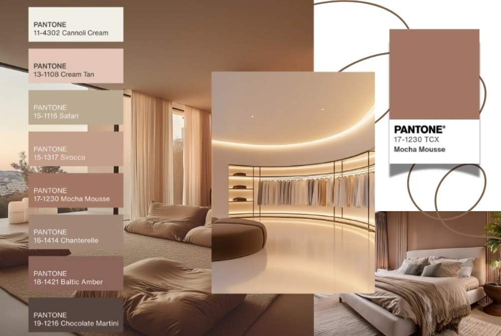 Culoarea Mocha Mousse a anului 2025